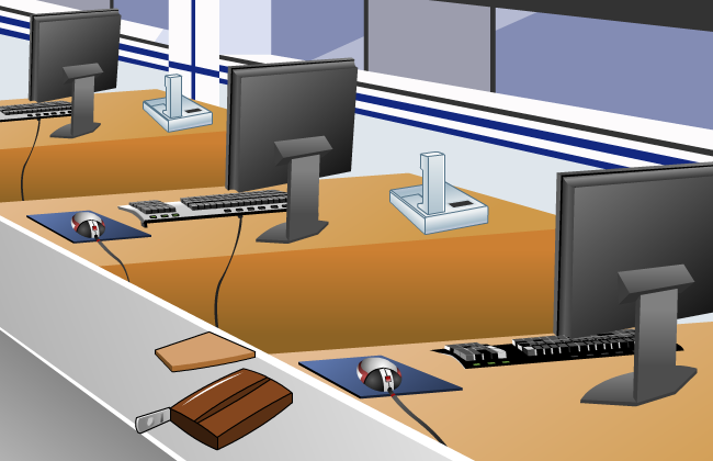 打造未来科技感 公司前台办公元素场景素材与电脑动画设计全攻略